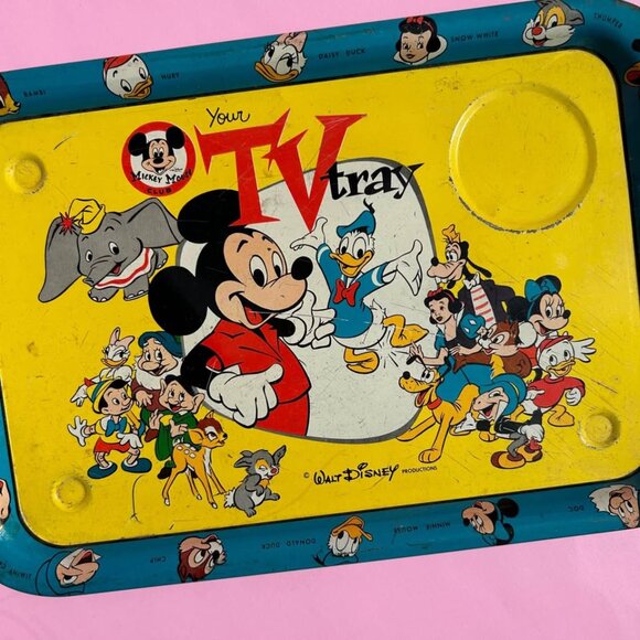 Vintage 1950s Disney Mickey Mouse Club Your TV Tray - Picture 2 of 5